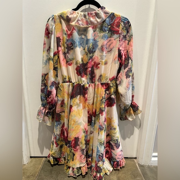 BNWT Floral Ruffle Dress - Picture 3 of 3